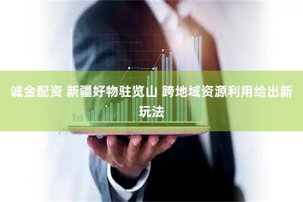诚金配资 新疆好物驻览山 跨地域资源利用给出新玩法